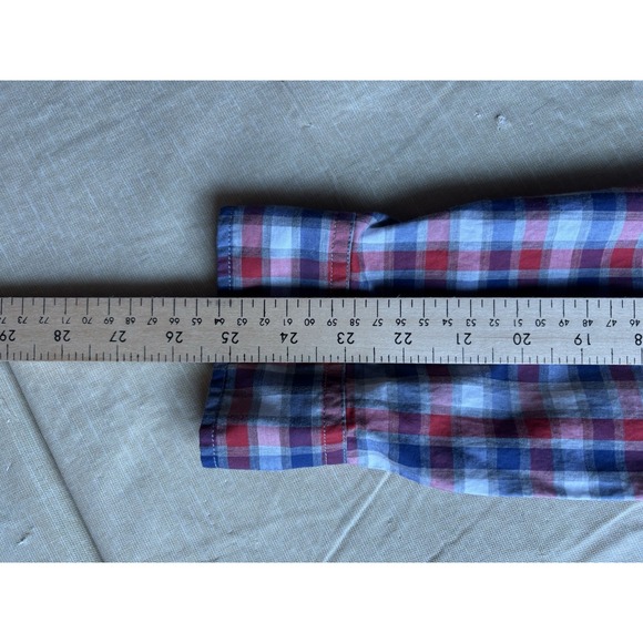Banana Republic Men's Button-Up Shirt Plaid Camden fit xl - Picture 6 of 9